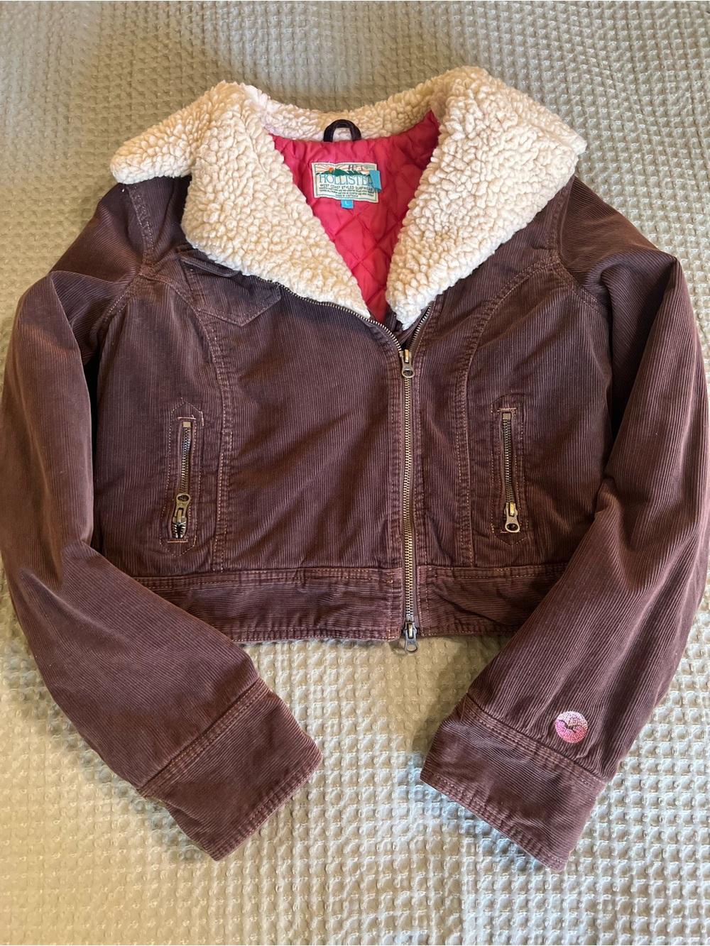 Vintage Y2K Hollister Co. Sherpa Jacket